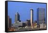 City Skyline at Dusk, Atlanta, Georgia, United States of America, North America-Richard Cummins-Framed Stretched Canvas