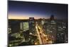 City Skyline at Dusk, Belo Horizonte, Minas Gerais, Brazil, South America-Ian Trower-Mounted Photographic Print