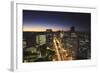 City Skyline at Dusk, Belo Horizonte, Minas Gerais, Brazil, South America-Ian Trower-Framed Photographic Print