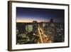 City Skyline at Dusk, Belo Horizonte, Minas Gerais, Brazil, South America-Ian Trower-Framed Photographic Print