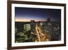 City Skyline at Dusk, Belo Horizonte, Minas Gerais, Brazil, South America-Ian Trower-Framed Photographic Print