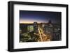 City Skyline at Dusk, Belo Horizonte, Minas Gerais, Brazil, South America-Ian Trower-Framed Photographic Print