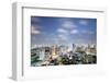 City Skyline at Night, Bangkok, Thailand, Southeast Asia, Asia-Alex Robinson-Framed Photographic Print