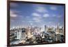 City Skyline at Night, Bangkok, Thailand, Southeast Asia, Asia-Alex Robinson-Framed Photographic Print