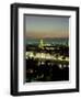 City Skyline at Night, Florence, Tuscany, Italy-Lee Frost-Framed Photographic Print