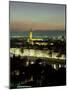 City Skyline at Night, Florence, Tuscany, Italy-Lee Frost-Mounted Photographic Print