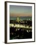 City Skyline at Night, Florence, Tuscany, Italy-Lee Frost-Framed Photographic Print