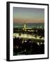 City Skyline at Night, Florence, Tuscany, Italy-Lee Frost-Framed Photographic Print