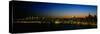 City Skyline at Night, View of Manhattan from Long Island, New York City, New York State, USA-null-Stretched Canvas