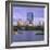 City Skyline at Sunset, Boston, Massachusetts, New England, USA-Roy Rainford-Framed Photographic Print