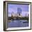 City Skyline at Sunset, Boston, Massachusetts, New England, USA-Roy Rainford-Framed Photographic Print