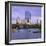 City Skyline at Sunset, Boston, Massachusetts, New England, USA-Roy Rainford-Framed Photographic Print