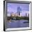 City Skyline at Sunset, Boston, Massachusetts, New England, USA-Roy Rainford-Framed Photographic Print