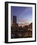 City Skyline at Sunset, Makati Business District, Manila, Philippines, Southeast Asia-Kober Christian-Framed Photographic Print