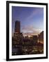City Skyline at Sunset, Makati Business District, Manila, Philippines, Southeast Asia-Kober Christian-Framed Photographic Print