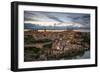 City Skyline at Sunset, Toledo, Castile La Mancha, Spain-Stefano Politi Markovina-Framed Photographic Print