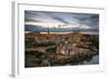 City Skyline at Sunset, Toledo, Castile La Mancha, Spain-Stefano Politi Markovina-Framed Photographic Print