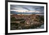 City Skyline at Sunset, Toledo, Castile La Mancha, Spain-Stefano Politi Markovina-Framed Photographic Print