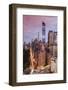 City Skyline at Sunset with Autumn Colors at Central Park, Manhattan, New York, USA-Stefano Politi Markovina-Framed Photographic Print