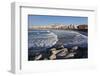 City Skyline at the Seaside in the Evening-Markus Lange-Framed Photographic Print