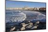 City Skyline at the Seaside in the Evening-Markus Lange-Mounted Photographic Print