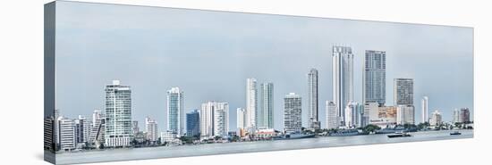 City Skyline, Bocagrande, Cartagena, Bolivar, Colombia-null-Stretched Canvas