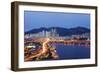 City Skyline, Busan, South Korea, Asia-Christian Kober-Framed Photographic Print