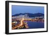 City Skyline, Busan, South Korea, Asia-Christian Kober-Framed Photographic Print