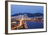 City Skyline, Busan, South Korea, Asia-Christian Kober-Framed Photographic Print