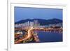 City Skyline, Busan, South Korea, Asia-Christian Kober-Framed Photographic Print