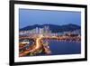 City Skyline, Busan, South Korea, Asia-Christian Kober-Framed Photographic Print