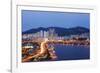 City Skyline, Busan, South Korea, Asia-Christian Kober-Framed Photographic Print