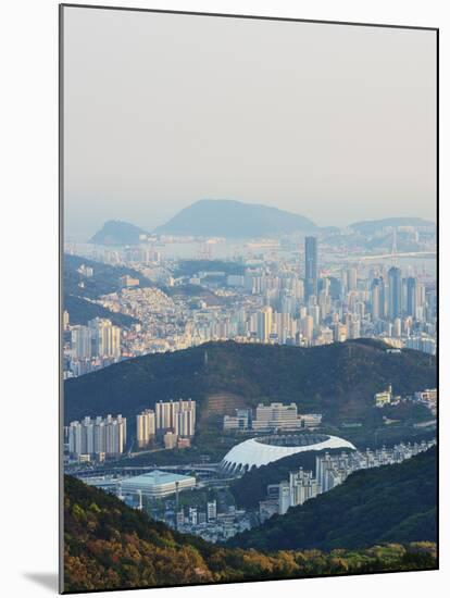 City Skyline, Busan, South Korea, Asia-Christian Kober-Mounted Photographic Print