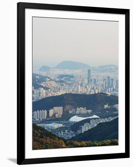 City Skyline, Busan, South Korea, Asia-Christian Kober-Framed Photographic Print