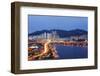 City Skyline, Busan, South Korea, Asia-Christian Kober-Framed Photographic Print