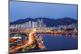 City Skyline, Busan, South Korea, Asia-Christian Kober-Mounted Photographic Print