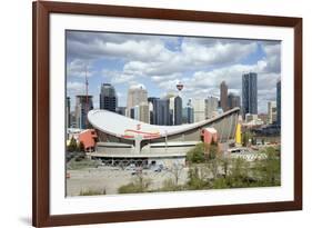 City Skyline, Calgary, Alberta, Canada, North America-Philip Craven-Framed Photographic Print