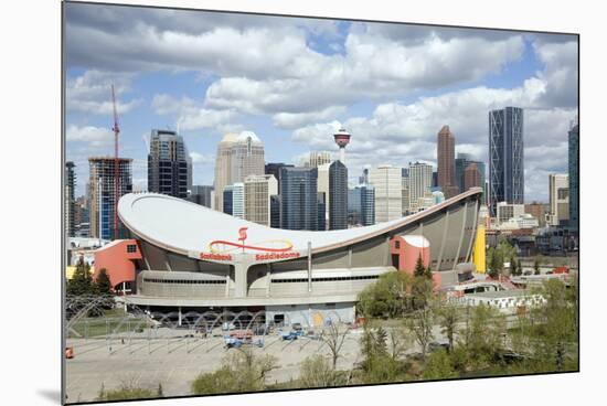 City Skyline, Calgary, Alberta, Canada, North America-Philip Craven-Mounted Photographic Print