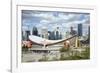 City Skyline, Calgary, Alberta, Canada, North America-Philip Craven-Framed Photographic Print