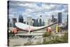 City Skyline, Calgary, Alberta, Canada, North America-Philip Craven-Stretched Canvas