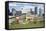 City Skyline, Calgary, Alberta, Canada, North America-Philip Craven-Framed Stretched Canvas