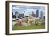 City Skyline, Calgary, Alberta, Canada, North America-Philip Craven-Framed Photographic Print