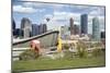 City Skyline, Calgary, Alberta, Canada, North America-Philip Craven-Mounted Photographic Print