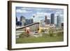 City Skyline, Calgary, Alberta, Canada, North America-Philip Craven-Framed Photographic Print