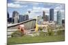 City Skyline, Calgary, Alberta, Canada, North America-Philip Craven-Mounted Photographic Print