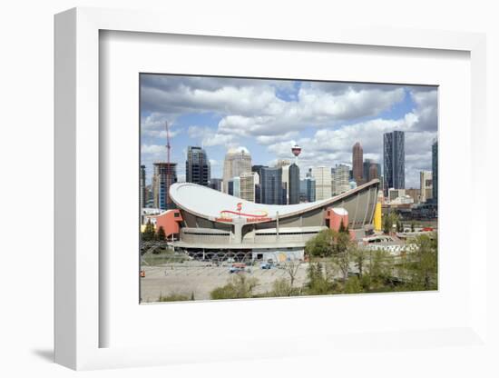 City Skyline, Calgary, Alberta, Canada, North America-Philip Craven-Framed Photographic Print