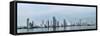 City Skyline, Castillogrande, Cartagena, Bolivar, Colombia-null-Framed Stretched Canvas