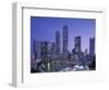 City Skyline, Financial District, Clarke Quay and Singapore River, Singapore-Steve Vidler-Framed Photographic Print