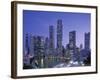 City Skyline, Financial District, Clarke Quay and Singapore River, Singapore-Steve Vidler-Framed Photographic Print