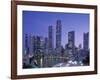 City Skyline, Financial District, Clarke Quay and Singapore River, Singapore-Steve Vidler-Framed Photographic Print